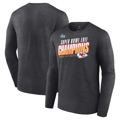 Lids Kansas City Chiefs Fanatics Branded Super Bowl LVII Champions Rewrite  History Raglan Long Sleeve Tri-Blend T-Shirt - Heather Gray/Heather  Charcoal