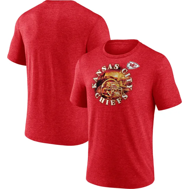 Men's San Francisco 49ers Fanatics Branded Heathered Royal Americana  Tri-Blend T-Shirt