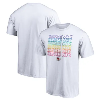 Kansas City Chiefs Fanatics Branded Pride T-Shirt - White