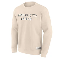 Sweat-shirt à capuche pour homme Fanatics Cream Kansas City Chiefs Elements Future Ground Lettering