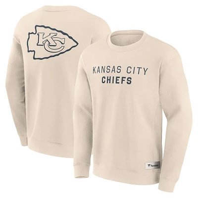 Sweat-shirt à capuche pour homme Fanatics Cream Kansas City Chiefs Elements Future Ground Lettering