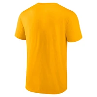 T-shirt Fanatics Gold pour homme avec inscription « Kansas City Chiefs Serve »
