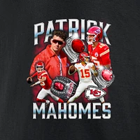 T-shirt graphique fanatiques pour hommes Patrick Mahomes Black Kansas City Chiefs Notorious Player