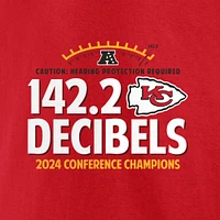 Men's Fanatics  Red Kansas City Chiefs 2024 AFC Champions Big & Tall Hometown Not Done Yet T-Shirt