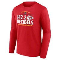 Men's Fanatics  Red Kansas City Chiefs 2024 AFC Champions Hometown Not Done Long Sleeve T-Shirt