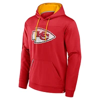 Men's Fanatics Red Kansas City Chiefs Defender Pullover Hoodie