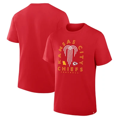 Men's Fanatics Red Kansas City Chiefs Hometown True Favorite T-Shirt