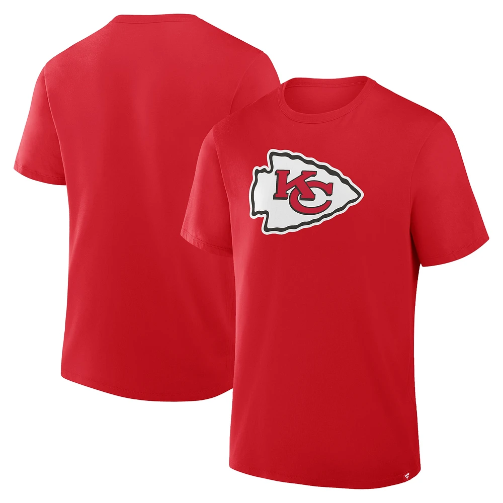 T-shirt en coton rouge fanatiques pour hommes Kansas City Chiefs Legacy