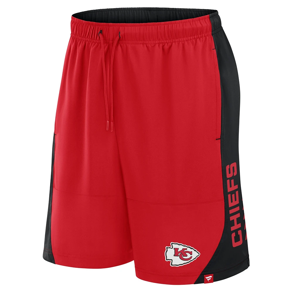 Short sans défense rouge pour homme Fanatics Kansas City Chiefs