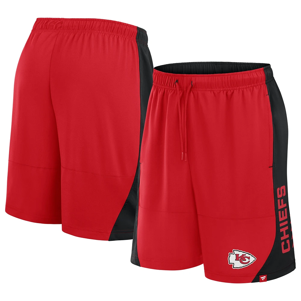 Short sans défense rouge pour homme Fanatics Kansas City Chiefs