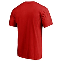 T-shirt rouge fanatiques pour hommes des Chiefs de Kansas City Victory Arch