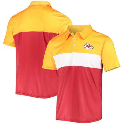 Men's Cutter & Buck White Kansas City Chiefs Big Tall DryTec Genre Textured Solid Polo