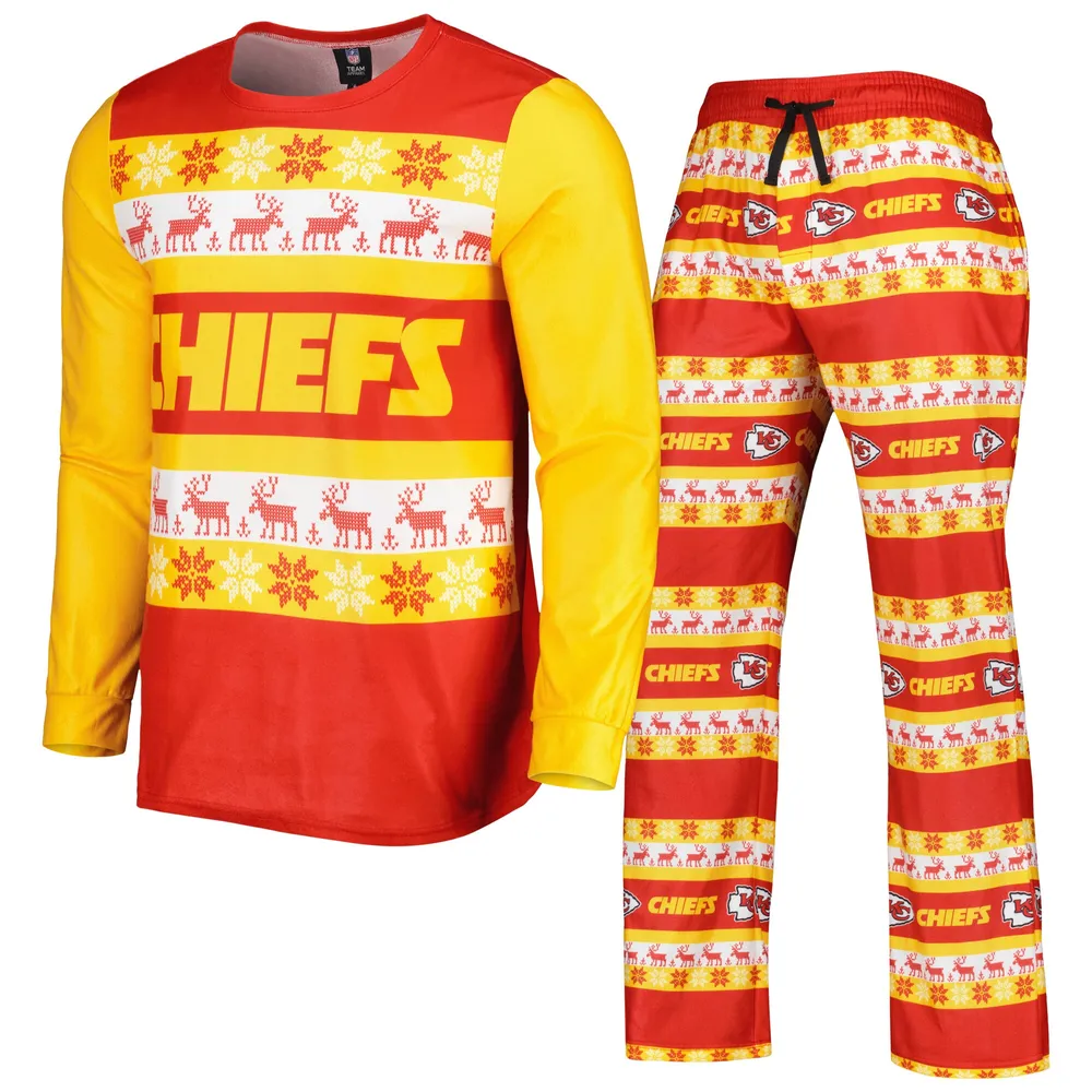 CONCEPTS SPORT Women's Concepts Sport Red/Black Kansas City Chiefs Plus Size  Badge T-Shirt & Pants Sleep Set