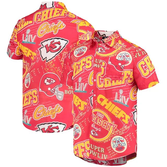 Lids Kansas City Chiefs Tommy Bahama Aqua Lush Full-Button Shirt