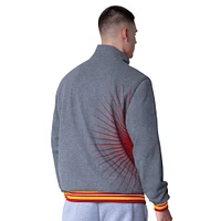 Men's G-III Extreme Red/Heather Gray Kansas City Chiefs Strong Arm Reversible Full-Zip Jacket