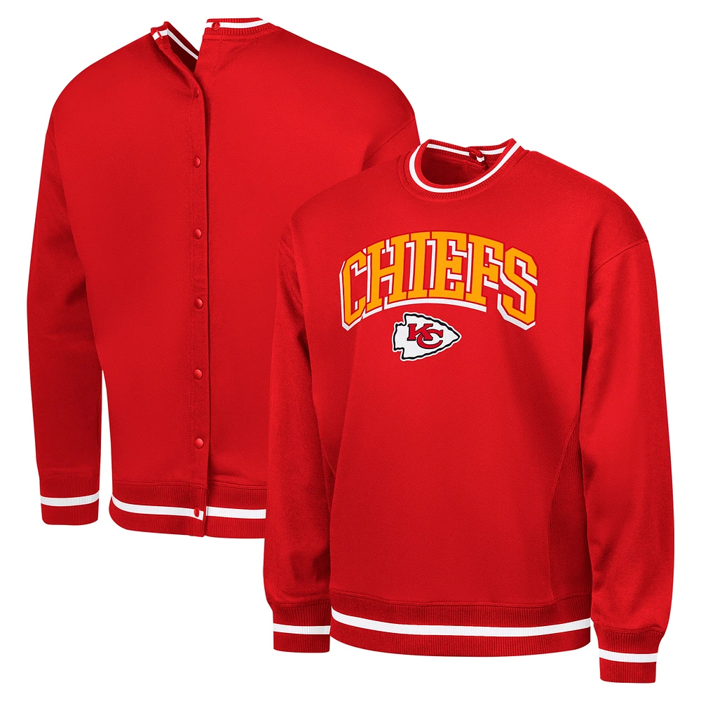 Sweat-shirt en polaire adaptatif G-III Sports by Carl Banks pour homme, rouge, Kansas City Chiefs