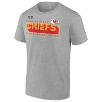 Men's Heather Gray Kansas City Chiefs Super Bowl LVIII Team Members Roster T-Shirt