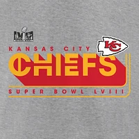 Men's Heather Gray Kansas City Chiefs Super Bowl LVIII Team Members Roster T-Shirt