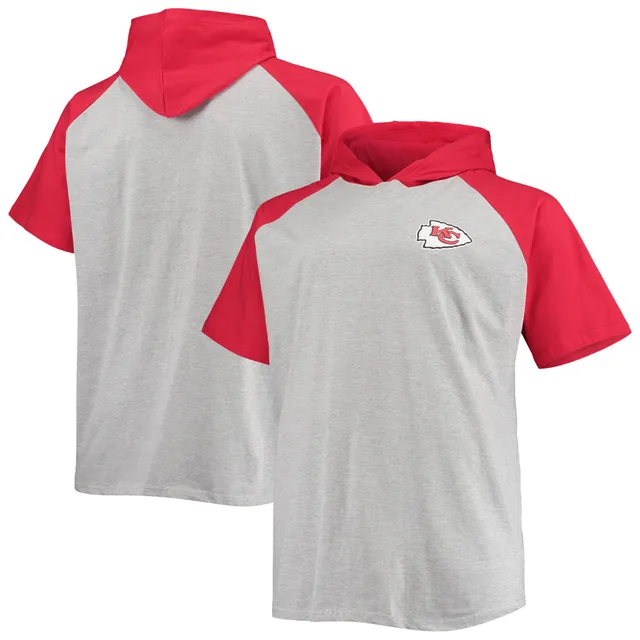 Men's Red/Heathered Gray Kansas City Chiefs Big & Tall Team Logo