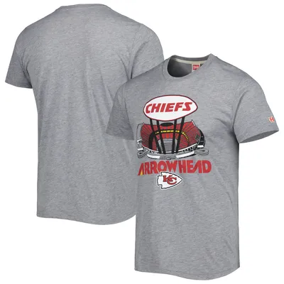 Men's Homage Gold Kansas City Chiefs Hyper Local Tri-Blend T-Shirt