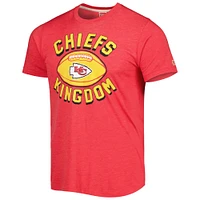 T-shirt à trois mélanges hyper local Hommage Red Kansas City Chiefs pour homme