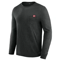 Men's J. Palmer Black Kansas City Chiefs In-The-Pocket Long Sleeve T-Shirt