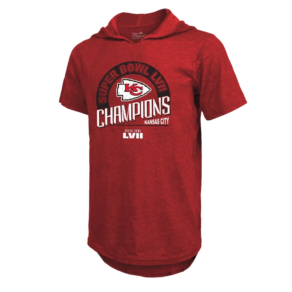 Majestic threads Kansas city Chiefs super bowl lvii champions local phrase  tri-blend shirt, hoodie, sweater, long sleeve and tank top