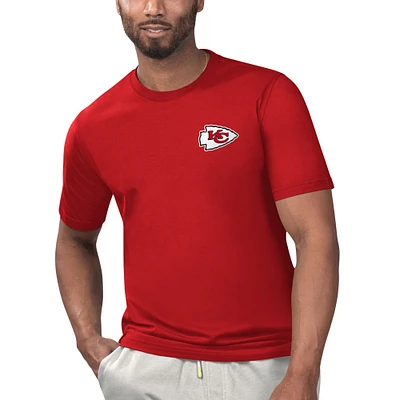 T-shirt licence to Chill des Chiefs de Kansas City rouge Margaritaville pour hommes