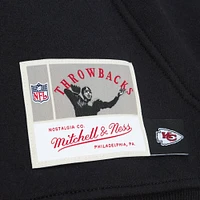 Chandail à capuchon Big Face 7.0 des Chiefs de Kansas City pour homme Mitchell & Ness noir