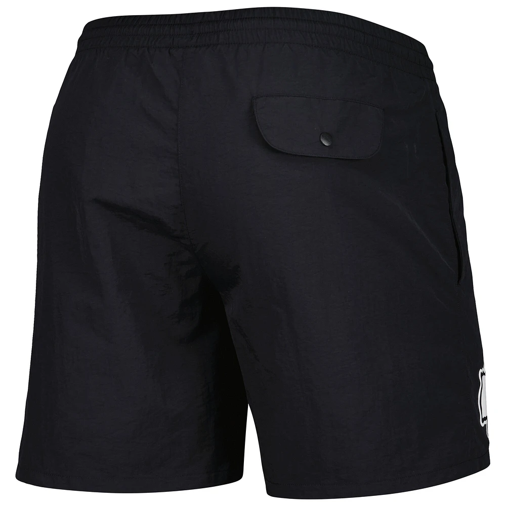 Men's Mitchell & Ness Black Kansas City Chiefs Team Essentials Nylon Shorts