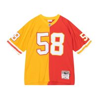 Men's Mitchell & Ness Derrick Thomas Red/Gold Kansas City Chiefs 1994 Split Legacy Replica Jersey