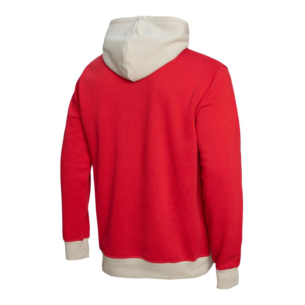 Kansas City Chiefs Mitchell & Ness Youth Big Face Pullover Hoodie - Red