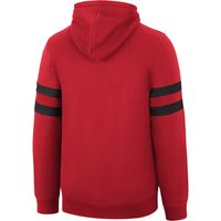 Youth Mitchell & Ness Red Kansas City Chiefs Big Face Pullover Hoodie