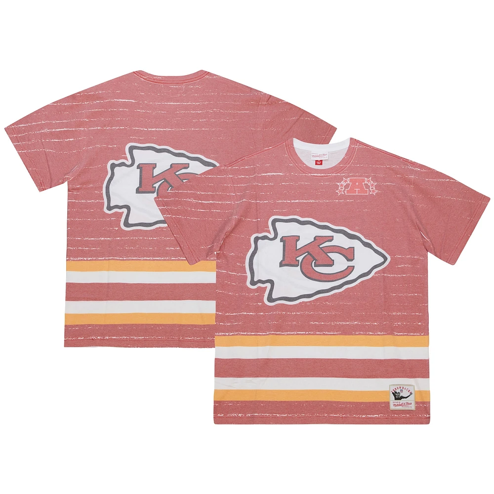 T-shirt rouge Jumbotron 3.0 des Chiefs de Kansas City Mitchell & Ness pour homme