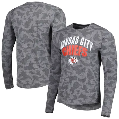 Lids Kansas City Chiefs MSX by Michael Strahan Resolution Tie-Dye Raglan T- Shirt - Gray