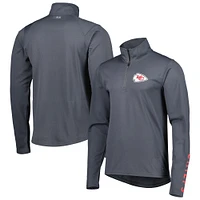 Pull à demi-zip MSX by Michael Strahan pour homme, couleur anthracite