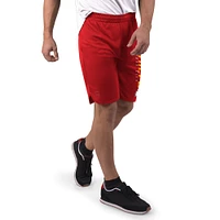 Short en maille rouge MSX by Michael Strahan pour homme des Kansas City Chiefs