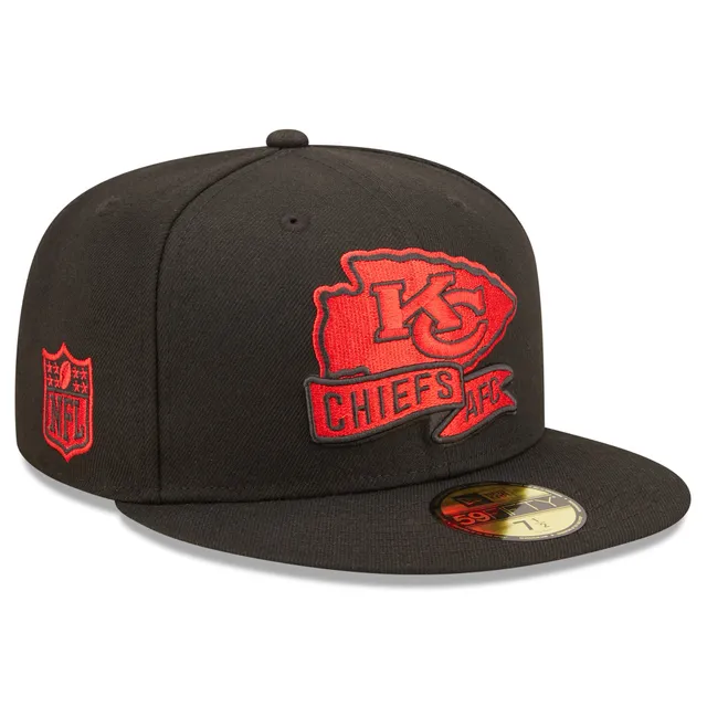 Men's Kansas City Chiefs New Era Graphite Storm 59FIFTY Fitted Hat