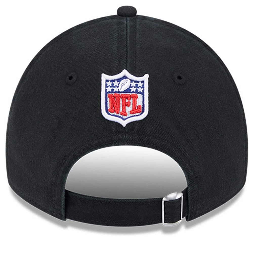 Men's New Era  Black Kansas City Chiefs 2024 NFL Crucial Catch 9TWENTY Adjustable Hat