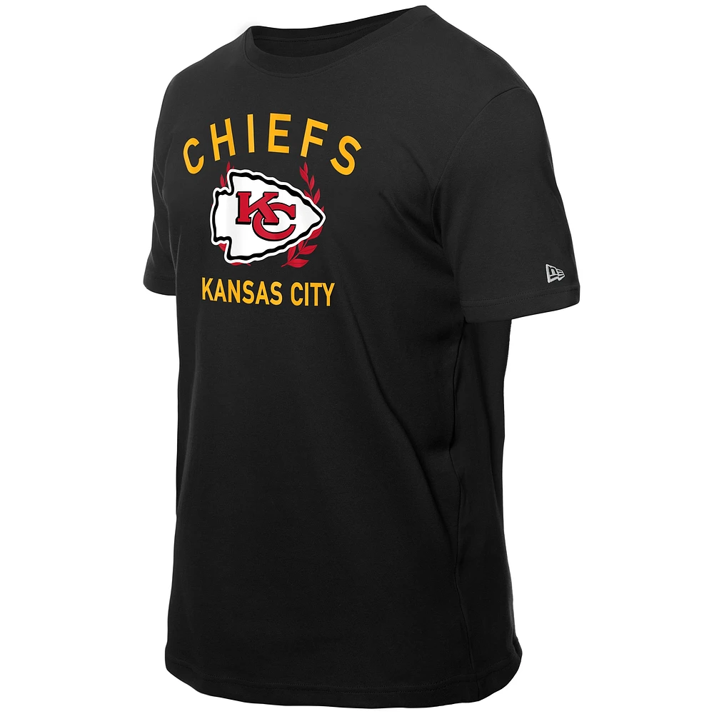 Men's New Era Black Kansas City Chiefs 2025 NFL Draft T-Shirt