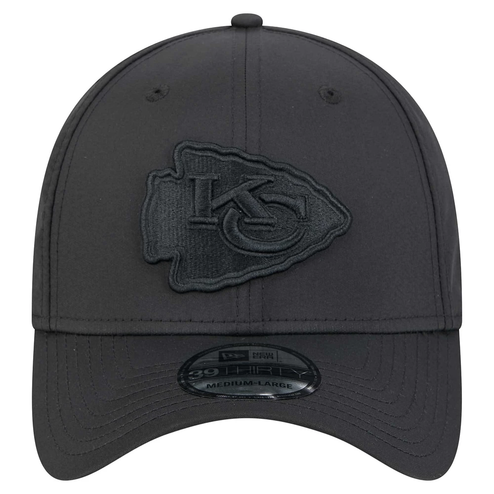 Casquette Hydro 39THIRTY Flex noire New Era pour homme des Chiefs de Kansas City
