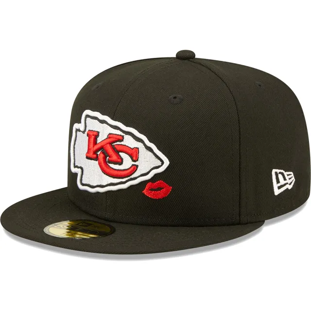 Lids Kansas City Chiefs New Era Black on Low Profile 59FIFTY II Fitted Hat