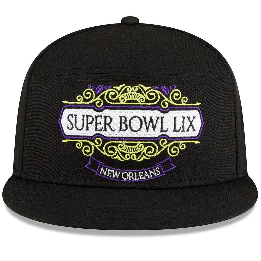 V107988 CHIEF BLK 25 NFL SBLIX Participation Tarmac Split Panel 9FIFTY HATMENSNP 60750083 #1