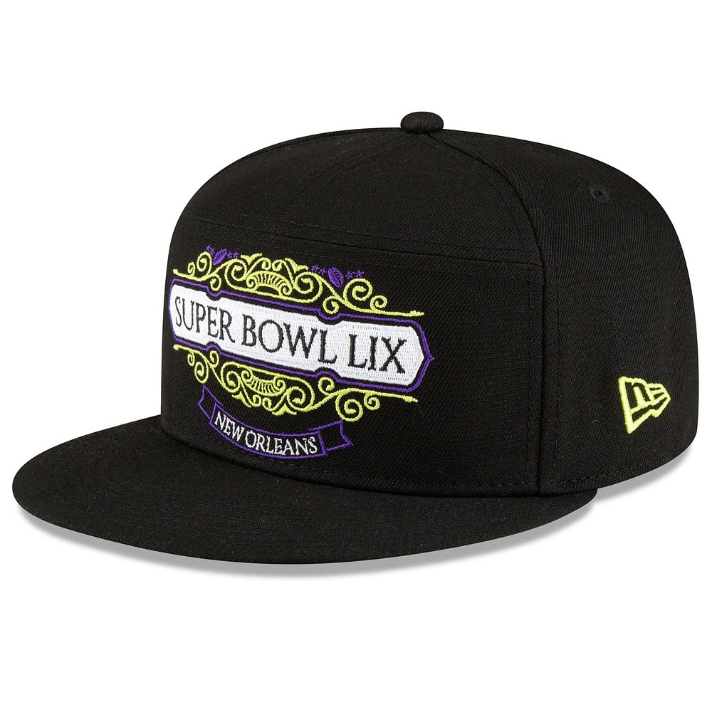 V107988 CHIEF BLK 25 NFL SBLIX Participation Tarmac Split Panel 9FIFTY HATMENSNP 60750083 #1