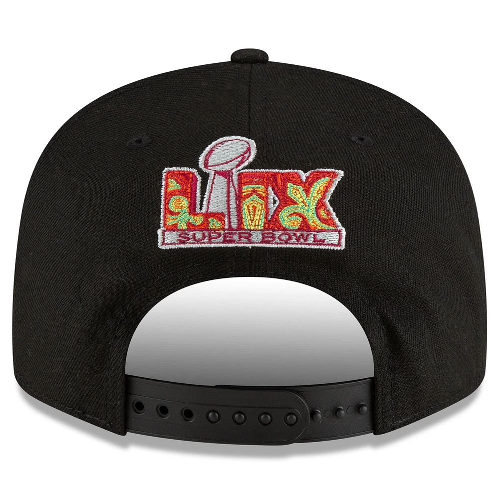 V107988 CHIEF BLK 25 NFL SBLIX Participation Tarmac Split Panel 9FIFTY HATMENSNP 60750083 #1
