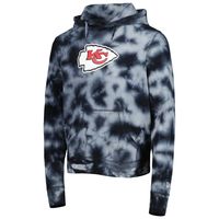 Men's New Era Black Kansas City Chiefs Team Tie-Dye Pullover Hoodie