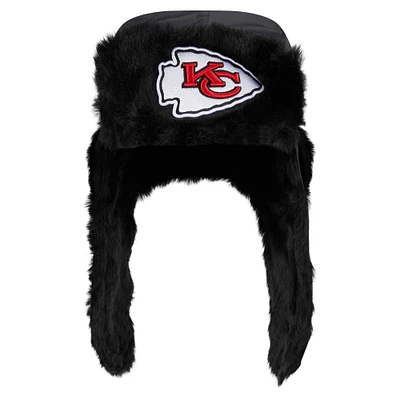 Men's New Era  Black Kansas City Chiefs Trapper Hat