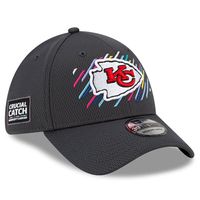 Men's New Era Charcoal Kansas City Chiefs 2021 NFL Crucial Catch