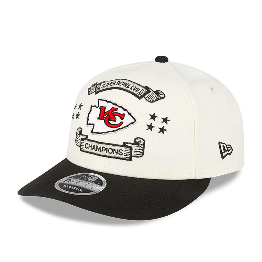 Men's New Era Black Kansas City Chiefs Super Bowl LVII Trucker 9FORTY  Adjustable Hat