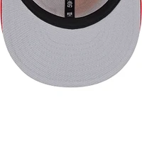 Casquette ajustée 59FIFTY pour homme Kansas City Chiefs 2023 Sideline New Era or/rouge